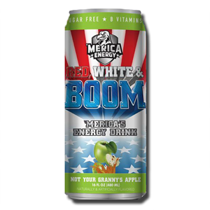 America Energy Red, White & Boom Apple 480ml