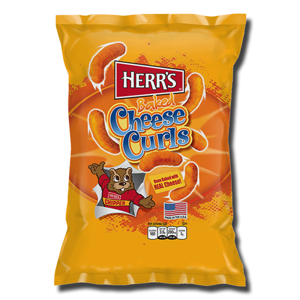 Herr's Baked Cheese Curls 198g Herr's Baked Cheese Curls 198g
