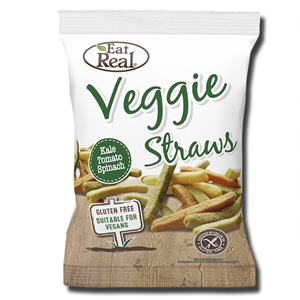 Eat Real Veggie Cheezie Straws 113g