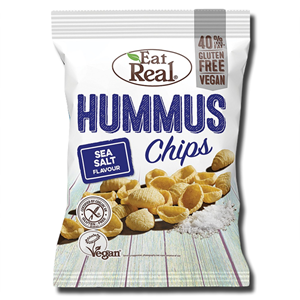 Eat Real Hummus Chips Sea Salt 45g