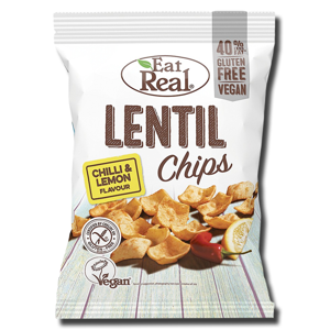 Eat Real Lentil Chips Chilli & Lemon 45g Eat Real Lentil Chips Chilli & Lemon 45g