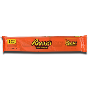 Reeses Peanut Butter Cup 5 Pack 77g Reeses Peanut Butter Cup 5 Pack 77g