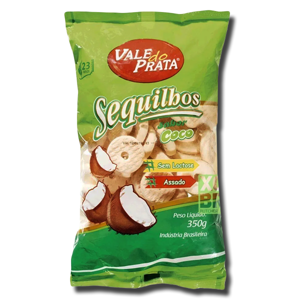 Vale do Prata Sequilhos Sabor a Côco 350g Vale do Prata Sequilhos Sabor a Côco 350g