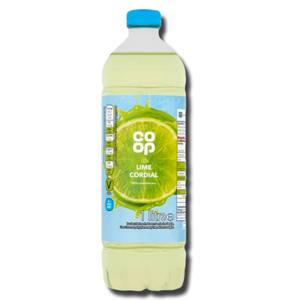 Coop Lime Cordial 1L