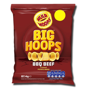 Hula Hoops Big Hoops BBQ Beef 80g Hula Hoops Big Hoops BBQ Beef 80g