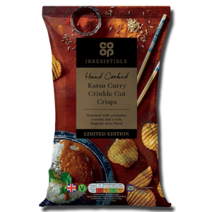 Coop Katsu Curry Crinkle Cut Crisps 150g