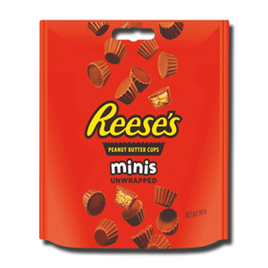 Reeses Minis Unwrapped Peanut Butter Cups 90g