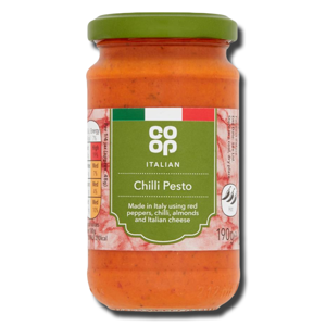 Coop Italian Chilli Pesto 190g Coop Italian Chilli Pesto 190g