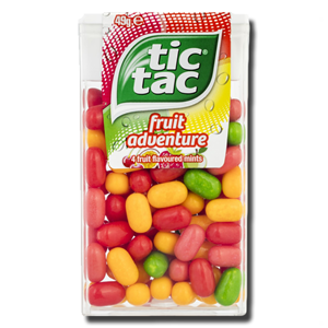 Tic Tac 100 Fruit Adventure 49g