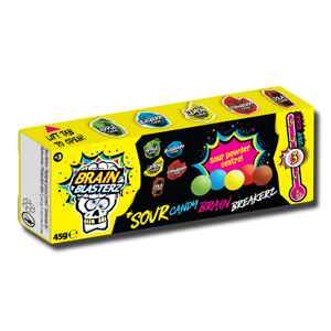 Brain Blasterz Sour Candy Brain Breakerz 45g Brain Blasterz Sour Candy Brain Breakerz 45g