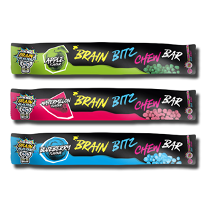 Brain Blasterz Assorted Brain Bitz Chew Bar 20g