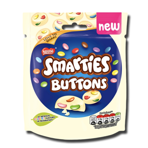 Nestlé Smarties Buttons White Chocolate 30g Nestlé Smarties Buttons White Chocolate 30g