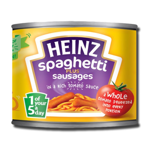 Heinz Spaghetti & Sausages 200g Heinz Spaghetti & Sausages 200g