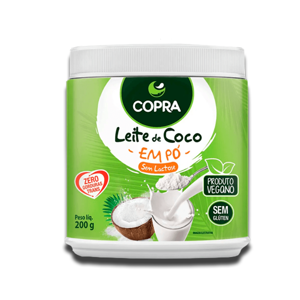 Copra Leite de Coco em pó 200g Copra Leite de Coco em pó 200g