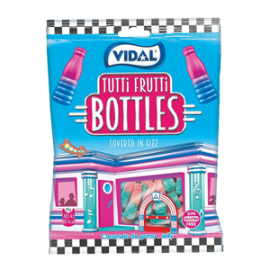 Vidal Gomas Tutti Frutti Bottles 90g