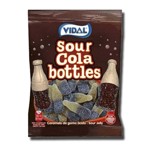 Vidal Gomas Sour Cola Bottles 100g