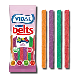 Vidal Gomas Sour Belts 90g