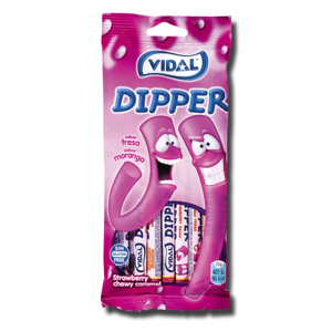 Vidal Dippers Strawberry 12x5.5g