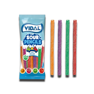 Vidal Sour Pencils 4x4 100g Vidal Sour Pencils 4x4 100g