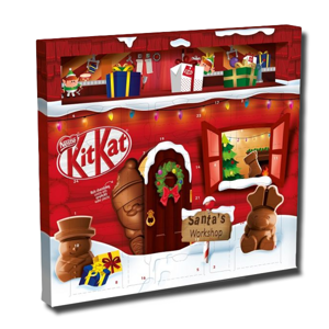 Nestlé Kit Kat Santa Milk Chocolate Advent Calendar 195g Nestlé Kit Kat Santa Milk Chocolate Advent Calendar 195g