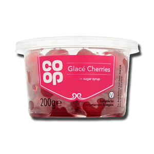 Coop Glacé Cherries 200g