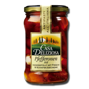 Feinkost Dittmann Casa Deliziosa Malaguetas com Queijo Fresco 270g Feinkost Dittmann Casa Deliziosa Malaguetas com Queijo Fresco 270g