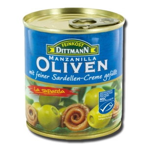 Feinkost Dittmann Azeitonas Verdes Recheadas com Creme de Anchova 200g Feinkost Dittmann Azeitonas Verdes Recheadas com Creme de Anchova 200g