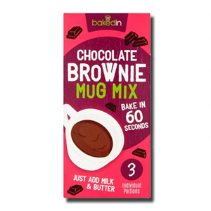 Bakedin Chocolate Mug Brownie Mix 165g