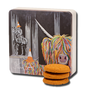 Dean's Butter Stem Ginger Cookies Geordie McCoo Tin 150g