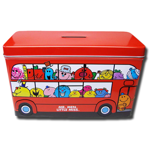 Mr. Men Little Miss Red Buss Mini Chocolate Cookies Tin 150g