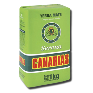 Canarias Serena Yerba Mate - Erva Mate 1kg Canarias Serena Yerba Mate - Erva Mate 1kg