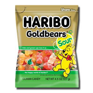 Haribo Goldbears Sour 127g Haribo Goldbears Sour 127g