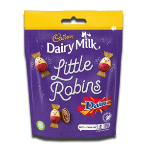 Cadbury Dairy Milk Daim Little Robins Bag 77g Cadbury Dairy Milk Daim Little Robins Bag 77g