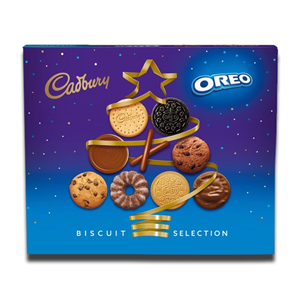 Cadbury Oreo Christmas Biscuit Selection Carton 500g