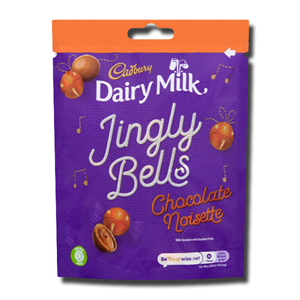 Cadbury Dairy Milk Jingly Bells Chocolate Noisette 73g