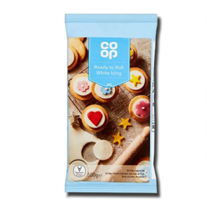 Coop Ready to Roll White Icing 500g