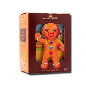 Grandma Wild's 3D Gingerbread Man Box 150g