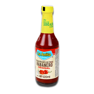 La Anita Hot Sauce Red Habanero 120ml La Anita Hot Sauce Red Habanero 120ml