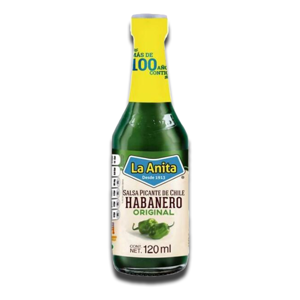 La Anita Green Habanero Hot Sauce 120ml La Anita Green Habanero Hot Sauce 120ml