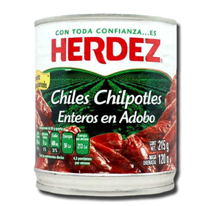 Herdez Chiles Chilpotles Inteiros 215g