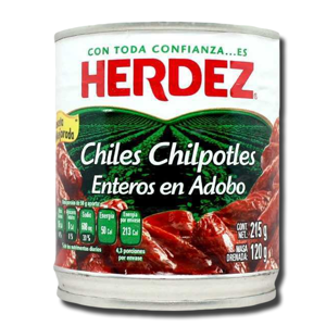 Herdez Chiles Chipotles Inteiros 215g