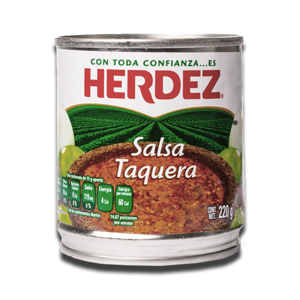 Herdez Salsa Taquera Can 220g Herdez Salsa Taquera Can 220g