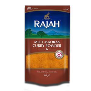 Rajah Mild Madras Curry Powder bag 100g Rajah Mild Madras Curry Powder bag 100g