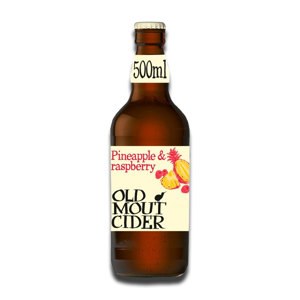 Old Mout Cider Pineapple & Raspberry Bottle 500ml Old Mout Cider Pineapple & Raspberry Bottle 500ml
