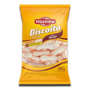 Nazinha Biscoito Polvilho Queijo 100g