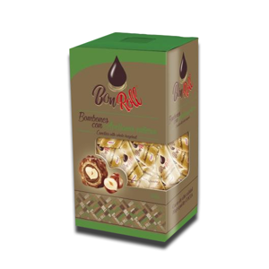 Uniconf Bon Roll Chocolate With Whole Hazelnut Carton 240g Uniconf Bon Roll Chocolate With Whole Hazelnut Carton 240g