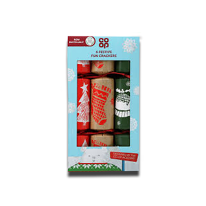 Coop 6 Festive Fun Crackers