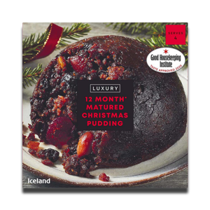 Iceland Christmas Pudding Luxury 12 Month Matured 400g Iceland Christmas Pudding Luxury 12 Month Matured 400g