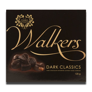 Walkers Dark Classics Britain Chocolate 120g Walkers Dark Classics Britain Chocolate 120g