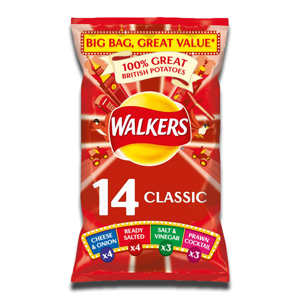 Walkers Classic Variety Crisps 14x25g Walkers Classic Variety Crisps 14x25g